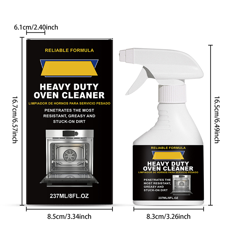 🥳2026 HOT SALE🥳💞50K+ SOLD!🔥🧽 50% OFF! Heavy Duty Oven Cleaner Spray – Dissolves baked‑on grease fast. No scrubbing – just spray, wait & wipe clean! 🍗✨