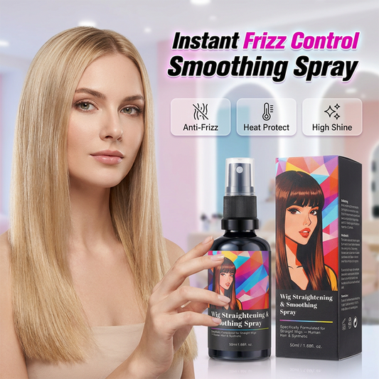 🥳2026 HOT SALE🥳💞50K+ SOLD! 🕊️💖LAST DAY – 50% OFF! Wig Straightening & Smoothing Spray – Instantly detangles, tames frizz. Silky, sleek & manageable. ✨💇‍♀️