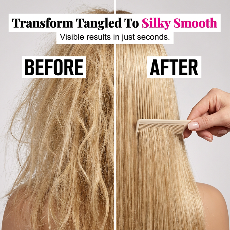 🥳2026 HOT SALE🥳💞50K+ SOLD! 🕊️💖LAST DAY – 50% OFF! Wig Straightening & Smoothing Spray – Instantly detangles, tames frizz. Silky, sleek & manageable. ✨💇‍♀️