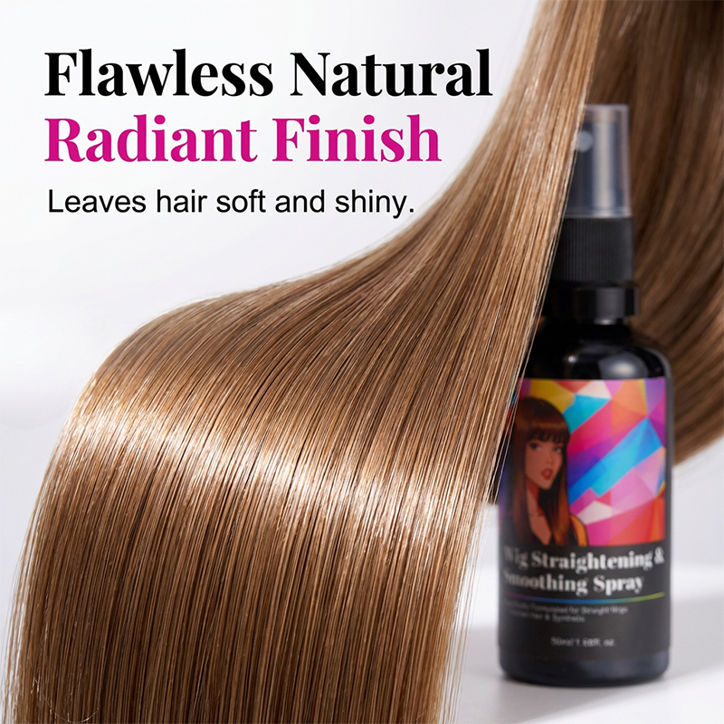 🥳2026 HOT SALE🥳💞50K+ SOLD! 🕊️💖LAST DAY – 50% OFF! Wig Straightening & Smoothing Spray – Instantly detangles, tames frizz. Silky, sleek & manageable. ✨💇‍♀️