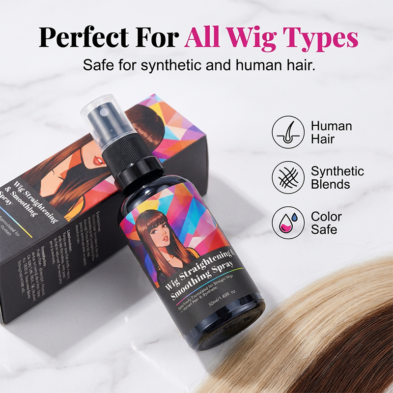 🥳2026 HOT SALE🥳💞50K+ SOLD! 🕊️💖LAST DAY – 50% OFF! Wig Straightening & Smoothing Spray – Instantly detangles, tames frizz. Silky, sleek & manageable. ✨💇‍♀️