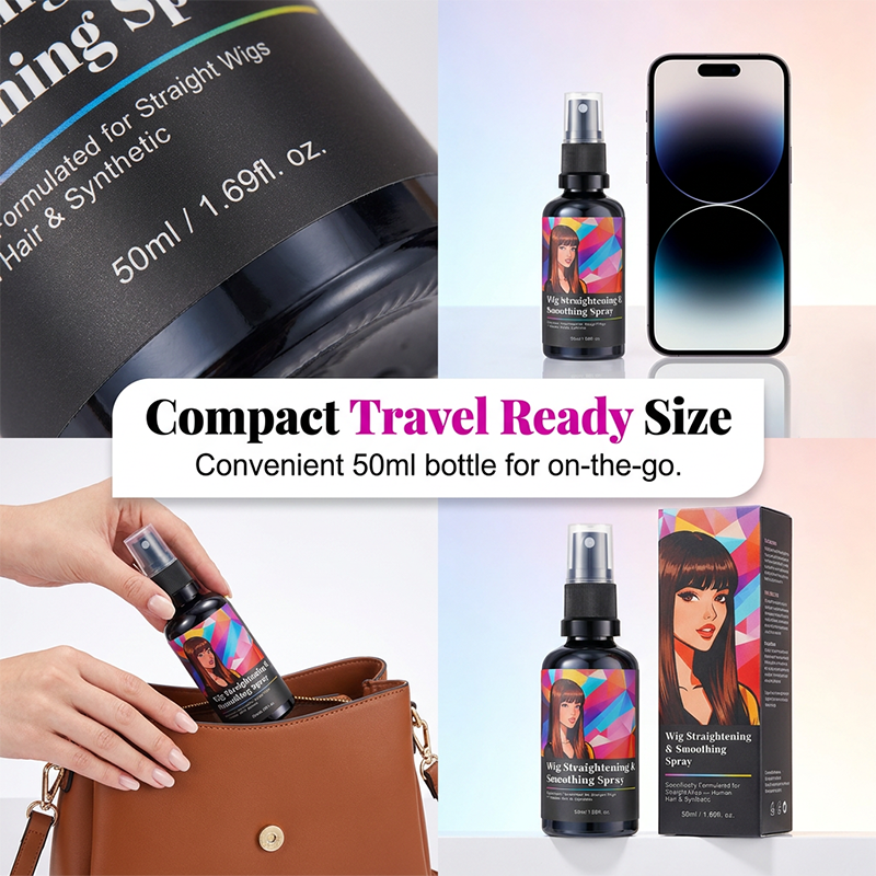 🥳2026 HOT SALE🥳💞50K+ SOLD! 🕊️💖LAST DAY – 50% OFF! Wig Straightening & Smoothing Spray – Instantly detangles, tames frizz. Silky, sleek & manageable. ✨💇‍♀️