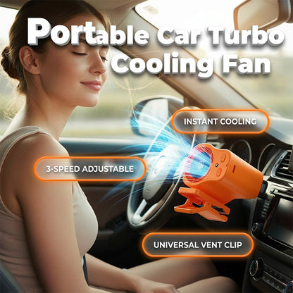 🥳2026 HOT SALE🥳💞50K+ SOLD!🧊💨 50% OFF! Hands‑Free Cooling Fan – LED display, 199 speeds. Car vent or desktop, USB rechargeable. Stay cool anywhere. 🚗✨