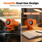 🥳2026 HOT SALE🥳💞50K+ SOLD!🧊💨 50% OFF! Hands‑Free Cooling Fan – LED display, 199 speeds. Car vent or desktop, USB rechargeable. Stay cool anywhere. 🚗✨