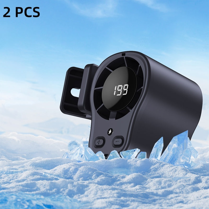 🥳2026 HOT SALE🥳💞50K+ SOLD!🧊💨 50% OFF! Hands‑Free Cooling Fan – LED display, 199 speeds. Car vent or desktop, USB rechargeable. Stay cool anywhere. 🚗✨