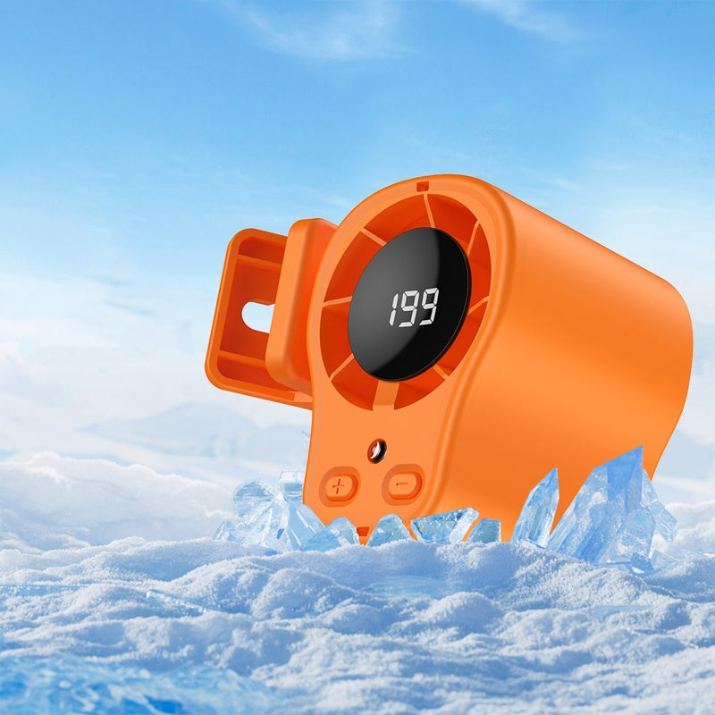 🥳2026 HOT SALE🥳💞50K+ SOLD!🧊💨 50% OFF! Hands‑Free Cooling Fan – LED display, 199 speeds. Car vent or desktop, USB rechargeable. Stay cool anywhere. 🚗✨