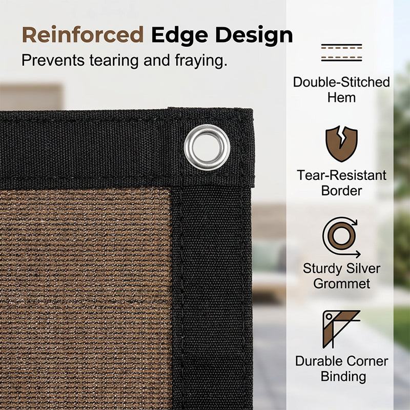 🥳2026 HOT SALE🥳💞50K+ SOLD!🌿☀️ 50% OFF! UV‑Protection Sunshade Net – Breathable woven polyethylene, blocks harmful rays. Cools patios & gardens instantly. Reinforced edges – built to last! 🛡️✨