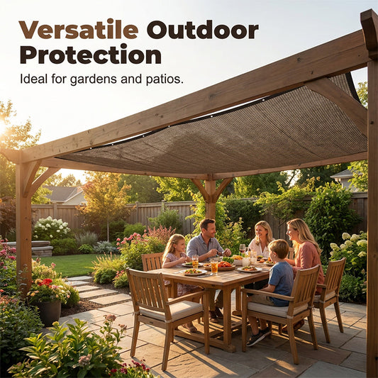🥳2026 HOT SALE🥳💞50K+ SOLD!🌿☀️ 50% OFF! UV‑Protection Sunshade Net – Breathable woven polyethylene, blocks harmful rays. Cools patios & gardens instantly. Reinforced edges – built to last! 🛡️✨
