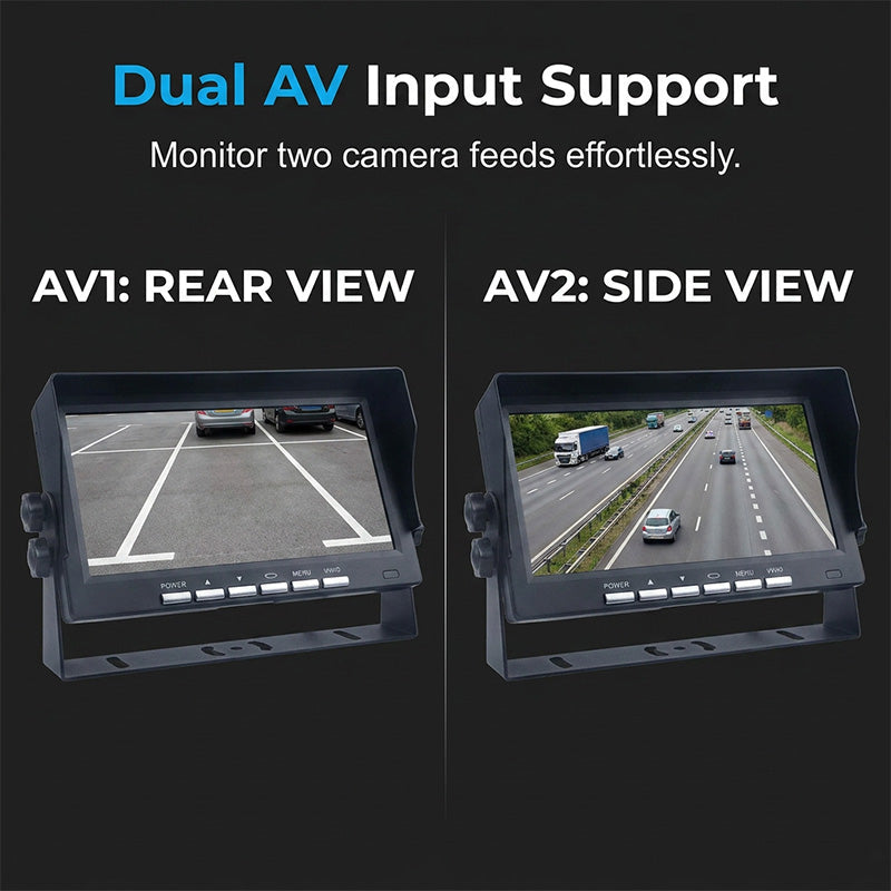 🥳2026 HOT SALE🥳💞50K+ SOLD!🚛📹 50% OFF! 7″ Wireless Backup Camera System – Stable 2.4G signal, 12V‑24V. Perfect for trucks & RVs. 🛡️✨