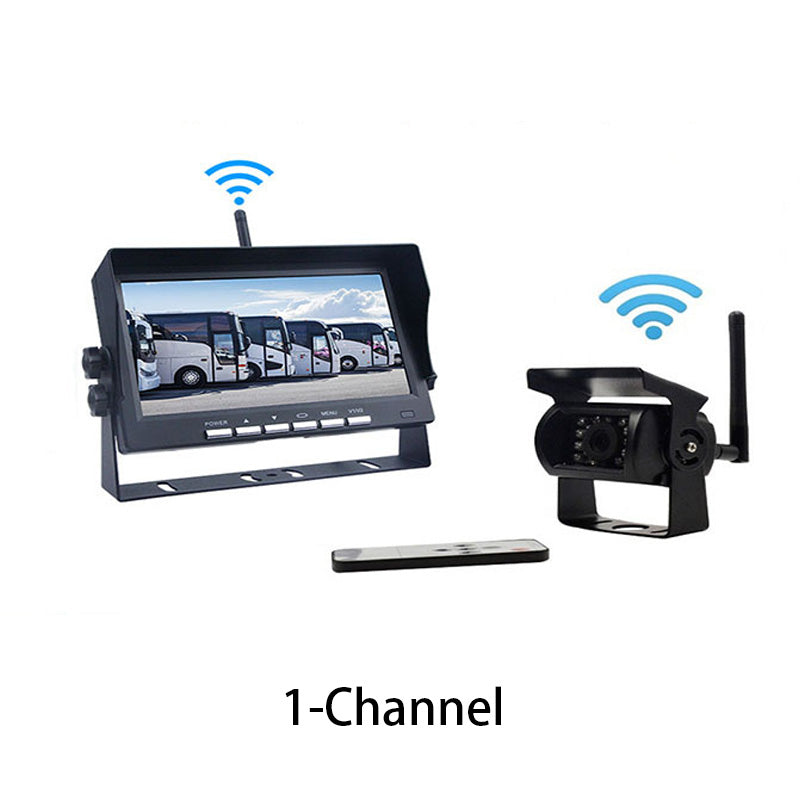 🥳2026 HOT SALE🥳💞50K+ SOLD!🚛📹 50% OFF! 7″ Wireless Backup Camera System – Stable 2.4G signal, 12V‑24V. Perfect for trucks & RVs. 🛡️✨