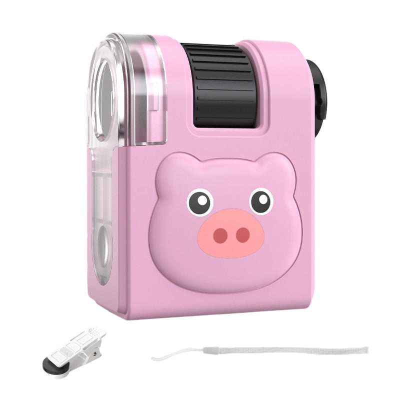 🥳2026 HOT SALE🥳💞50K+ SOLD!📱🔬 50% OFF! Selling Fast – Portable Kids Microscope – Pocket‑sized, UV light for fun checks, clips to phone. Adventure in your pocket! 🎒⚡