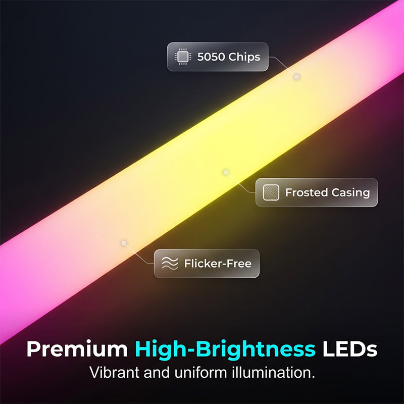 🥳2026 HOT SALE🥳💞50K+ SOLD! 🌈💡 50% OFF! Modern RGB Corner Floor Lamp – Vibrant 5050 LEDs create the perfect mood for gaming, movies & relaxation. Seamless wireless control – transform any room instantly! ✨🛋️