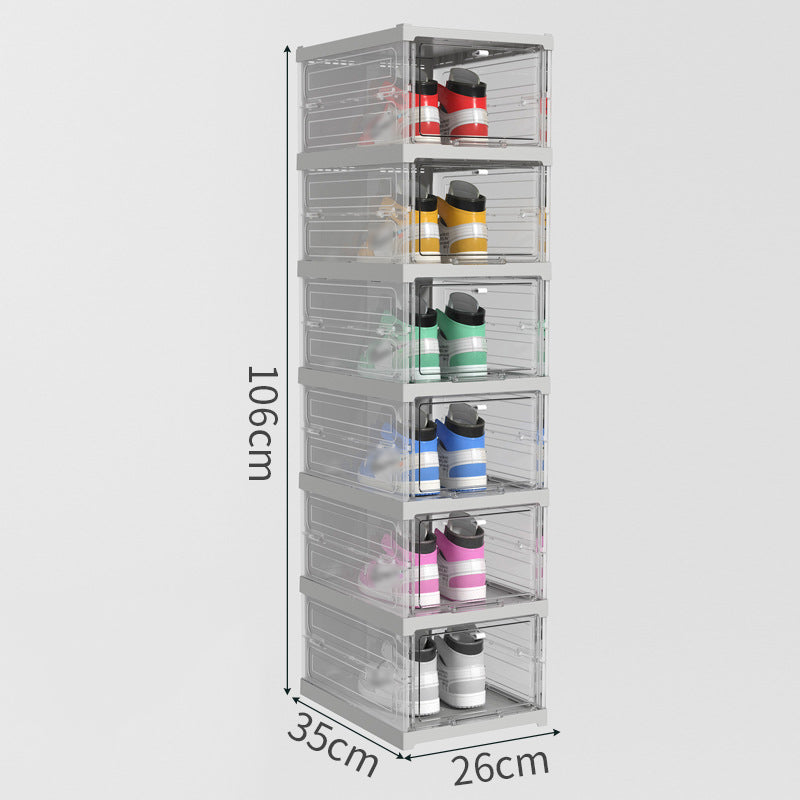 🥳2026 HOT SALE🥳💞50K+ SOLD!🧺✨ 50% OFF! Integrated Thickened Shoe Storage Box – No tools, stackable, keeps shoes dust‑free. 👟📦