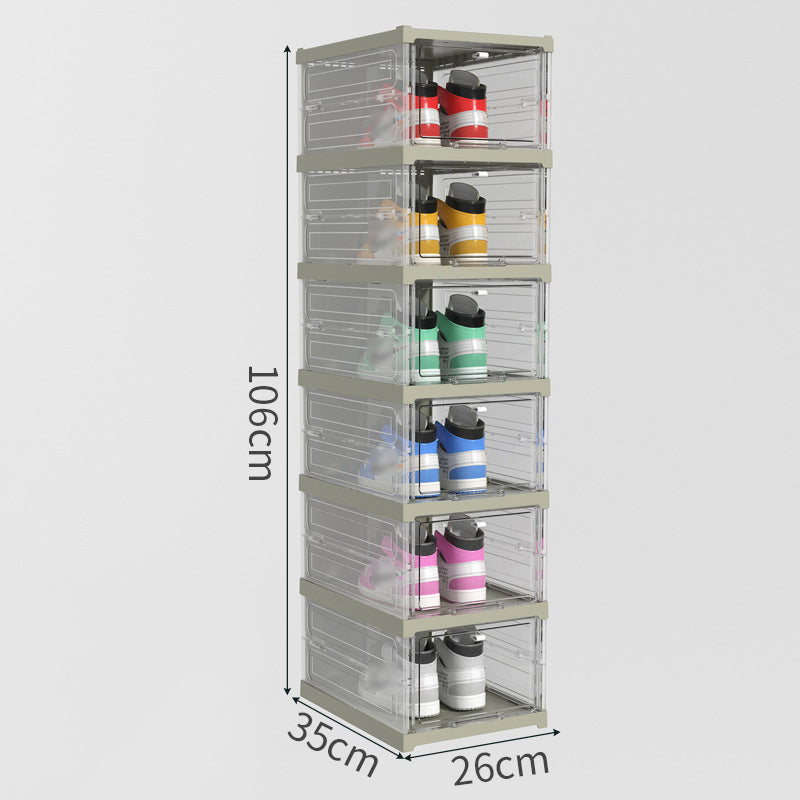🥳2026 HOT SALE🥳💞50K+ SOLD!🧺✨ 50% OFF! Integrated Thickened Shoe Storage Box – No tools, stackable, keeps shoes dust‑free. 👟📦