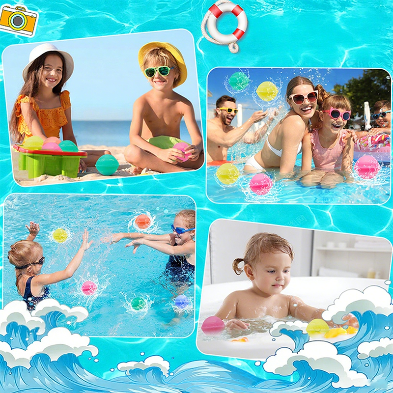 🥳2026 HOT SALE🥳💞50K+ SOLD!🌊🧸 50% OFF! Non‑Magnetic Water Balloons – Fill under water, self‑sealing. Easy rinse & store. A smarter way to splash. 🏖️✅