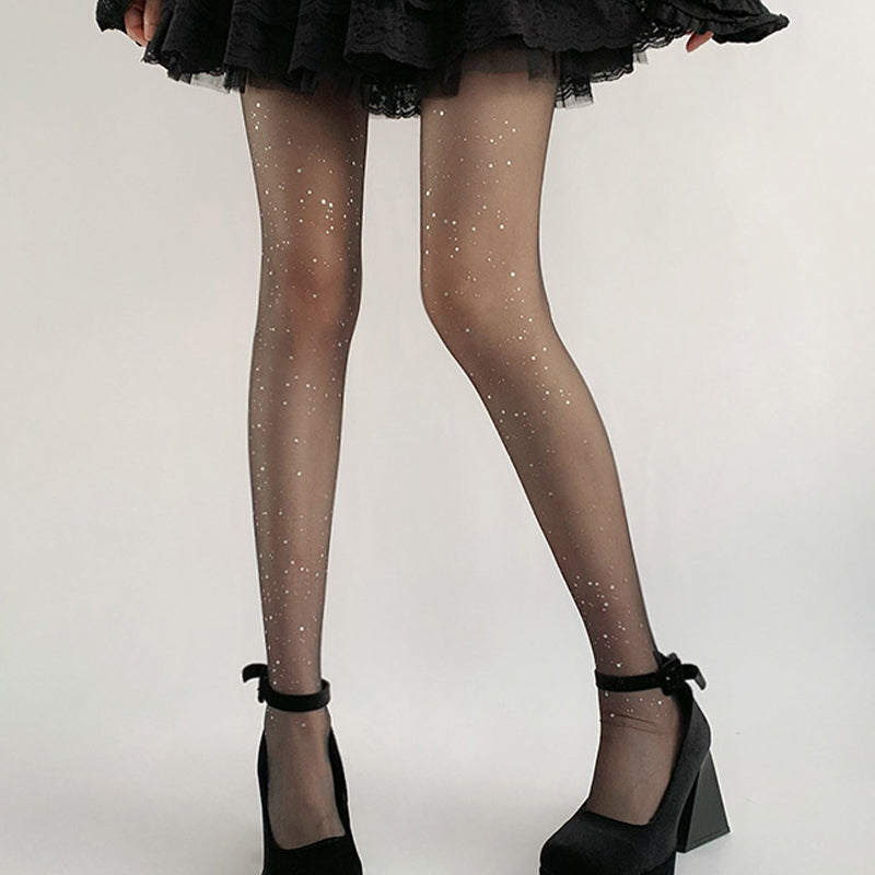 🥳2026 HOT SALE🥳💞50K+ SOLD!🌟👗 50% OFF! Women‘s Sequin Stockings – Breathable & comfy, elegant shimmer. A bold fashion statement. 💖✨
