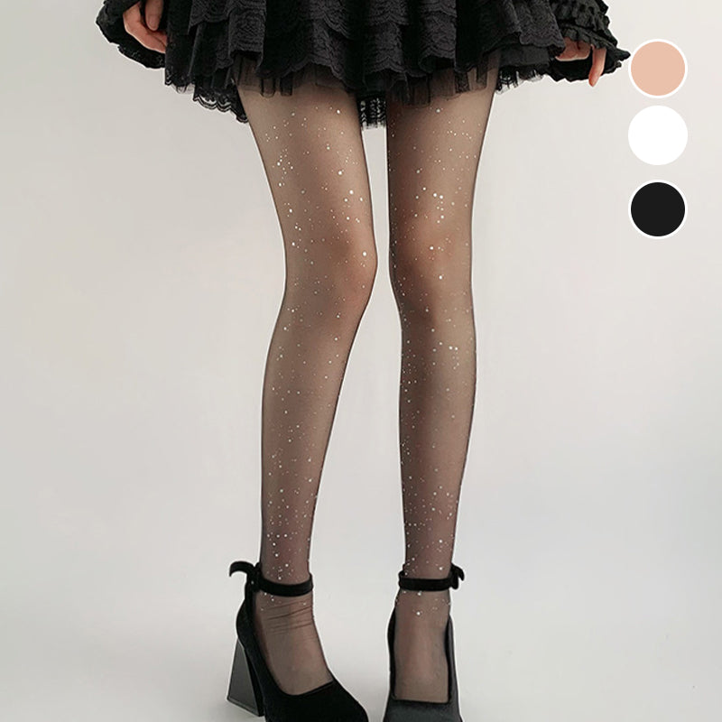 🥳2026 HOT SALE🥳💞50K+ SOLD!🌟👗 50% OFF! Women‘s Sequin Stockings – Breathable & comfy, elegant shimmer. A bold fashion statement. 💖✨