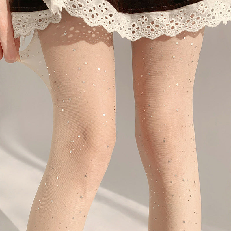 🥳2026 HOT SALE🥳💞50K+ SOLD!🌟👗 50% OFF! Women‘s Sequin Stockings – Breathable & comfy, elegant shimmer. A bold fashion statement. 💖✨