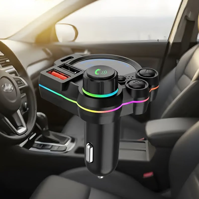 🥳2026 HOT SALE🥳💞50K+ SOLD! 🚗📻 50% OFF! Bluetooth 5.0 FM Transmitter – stream music & calls, dual USB fast charging, enhanced bass, hands-free. Upgrade your older car! 🛡️💪