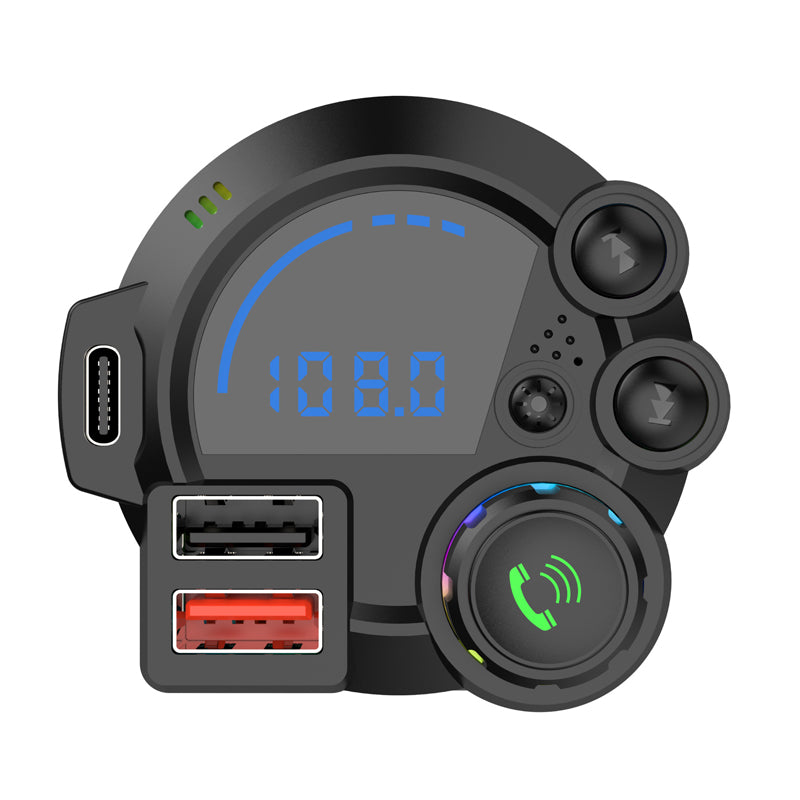 🥳2026 HOT SALE🥳💞50K+ SOLD! 🚗📻 50% OFF! Bluetooth 5.0 FM Transmitter – stream music & calls, dual USB fast charging, enhanced bass, hands-free. Upgrade your older car! 🛡️💪
