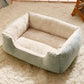 🥳2026 HOT SALE🥳💞50K+ SOLD! 🐾☁️ 50% OFF! All‑Season Plush Pet Bed – Ultra‑soft cloud‑like fabric, raised rim for neck support. Anti‑slip bottom & machine washable – cozy comfort all year round! 🛏️✨