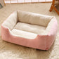 🥳2026 HOT SALE🥳💞50K+ SOLD! 🐾☁️ 50% OFF! All‑Season Plush Pet Bed – Ultra‑soft cloud‑like fabric, raised rim for neck support. Anti‑slip bottom & machine washable – cozy comfort all year round! 🛏️✨