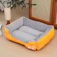 🥳2026 HOT SALE🥳💞50K+ SOLD! 🐾☁️ 50% OFF! All‑Season Plush Pet Bed – Ultra‑soft cloud‑like fabric, raised rim for neck support. Anti‑slip bottom & machine washable – cozy comfort all year round! 🛏️✨