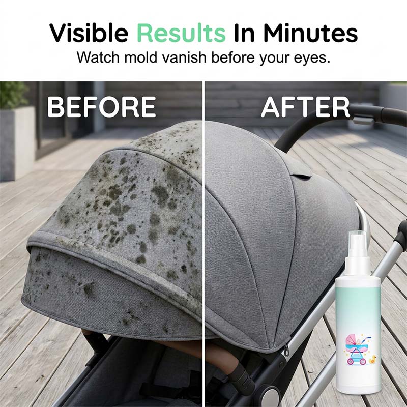 🥳2026 HOT SALE🥳💞50K+ SOLD!🍼🦠 50% OFF! Mold Spot Remover for Baby Gear – Instant spray, safe for fabrics. No scrubbing, just spray & wipe. Protect your little one! ✨👶