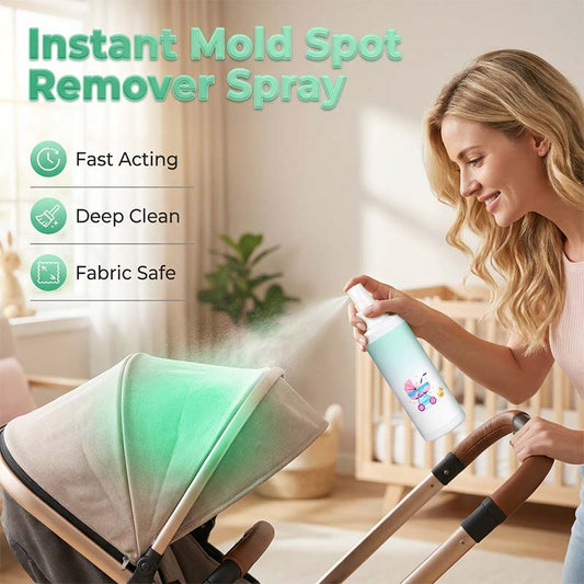 🥳2026 HOT SALE🥳💞50K+ SOLD!🍼🦠 50% OFF! Mold Spot Remover for Baby Gear – Instant spray, safe for fabrics. No scrubbing, just spray & wipe. Protect your little one! ✨👶