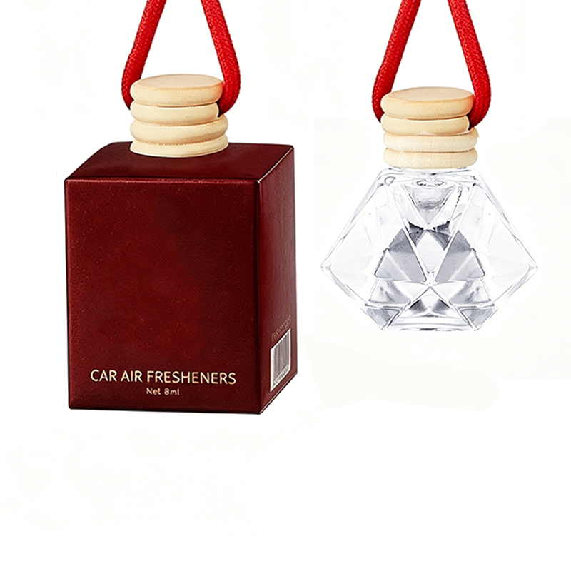 🥳2026 HOT SALE🥳💞50K+ SOLD!💨🧴 50% OFF! Hanging Car Diffuser – Natural wood cap, premium glass. Long‑lasting scent, elegant interior accessory. Fresh drive every day! 🚗✨