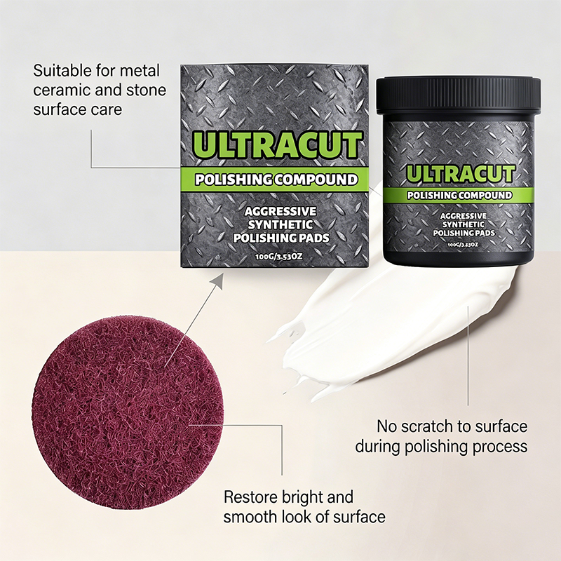 🥳2026 HOT SALE🥳💞50K+ SOLD!🛡️✨ 50% OFF! All-in-One Surface Restoration Polish – Removes scratches & oxidation. Protective film, easy apply. Works on metal & stone. 🧽💎