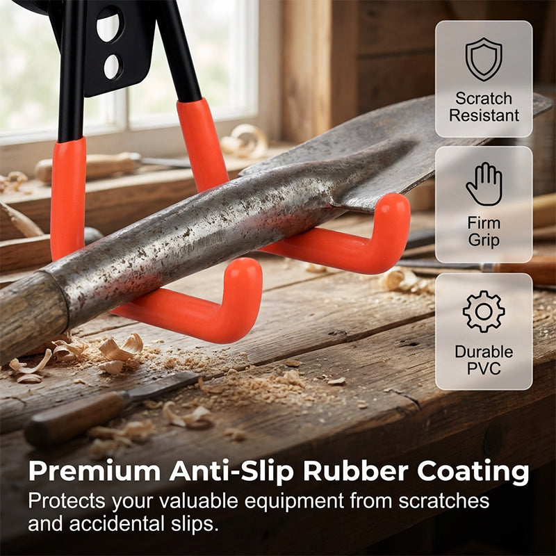 🥳2026 HOT SALE🥳💞50K+ SOLD!🧲💎 50% OFF! Heavy-Duty Magnetic Double-Claw Hook – Industrial neodymium magnet, anti-slip rubber coating. No drilling, holds up to 26kg! 🛡️✨