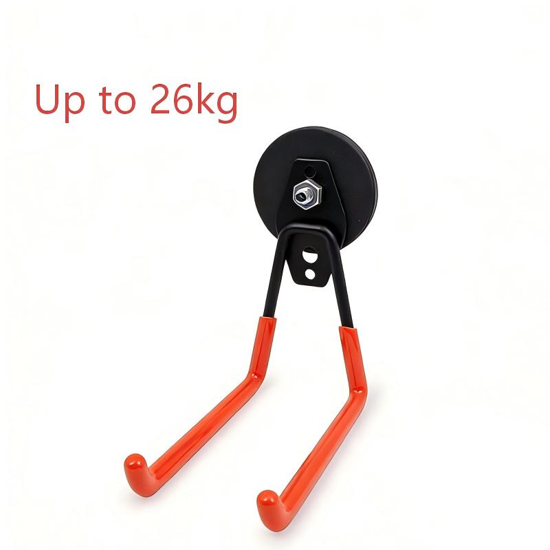 🥳2026 HOT SALE🥳💞50K+ SOLD!🧲💎 50% OFF! Heavy-Duty Magnetic Double-Claw Hook – Industrial neodymium magnet, anti-slip rubber coating. No drilling, holds up to 26kg! 🛡️✨