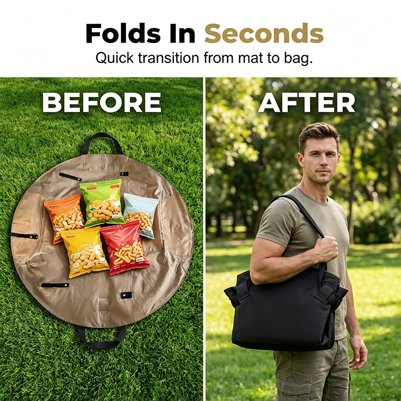 🥳2026 HOT SALE🥳💞50K+ SOLD!🧺✨ 60% OFF! 2-in-1 Convertible Picnic Mat Tote – Bag turns into a mat in seconds. Spacious, lightweight & water‑resistant. Perfect for picnics & shopping! 🌳🛍️