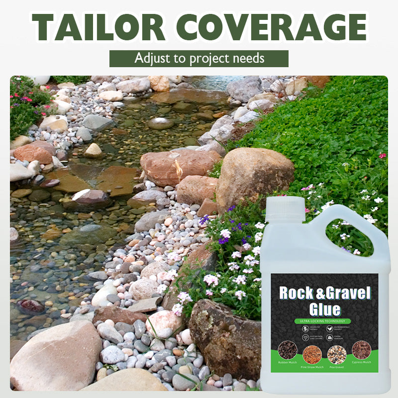 🥳2026 HOT SALE🥳💞50K+ SOLD!🏡💧 50% OFF! Landscaping Adhesive – For mulch, rocks & wood chips. Spray or pour, eco‑friendly. Keeps pathways & flower beds neat. 🌸✅
