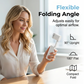 🥳2026 HOT SALE🥳💞50K+ SOLD!💨💡 50% OFF! Foldable Handheld Fan with Light – 170° rotation, 5 speeds, 3000mAh battery. Perfect for walks & bedside reading. 🌙🌀