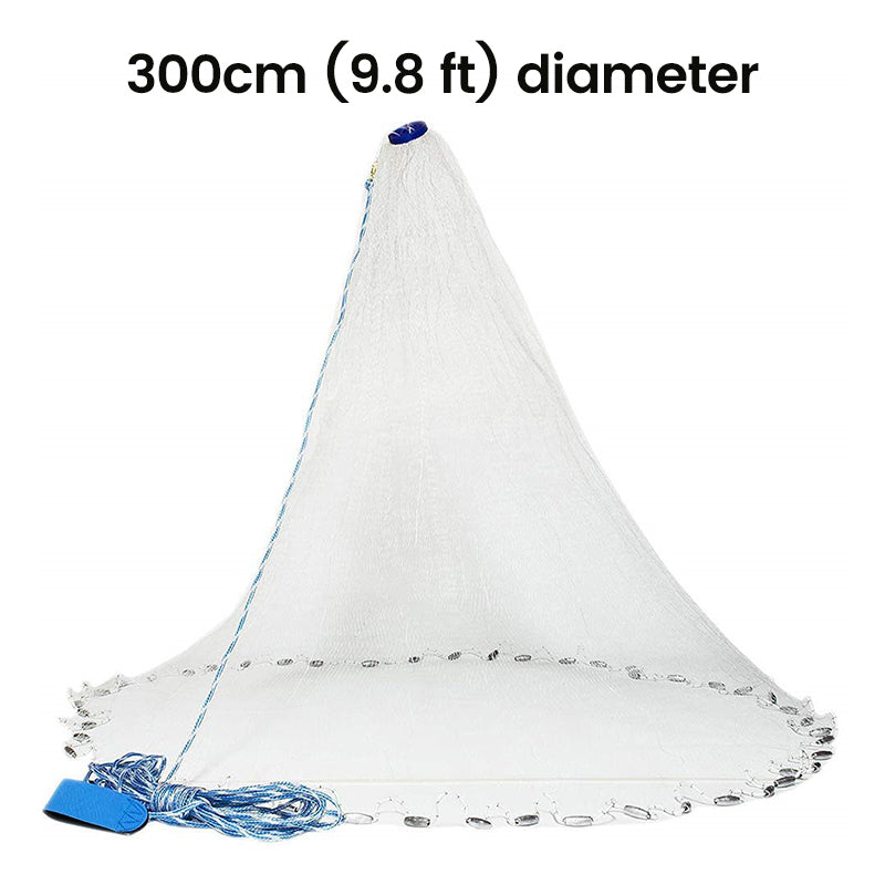 🥳2026 HOT SALE🥳💞50K+ SOLD! 🌊✨ 50% OFF! Premium Cast Net – Heavy-duty nylon mesh, rapid sinking weights & secure wrist strap. Reliable performance in any water – a must-have for anglers! 🛠️🎣