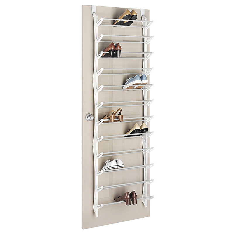 🥳2026 HOT SALE🥳💞50K+ SOLD!🚪👟 50% OFF! Over‑the‑Door Shoe Rack – 24 pockets, holds 24 pairs. Tool‑free install, no drilling. Maximise storage instantly! 🏠✨