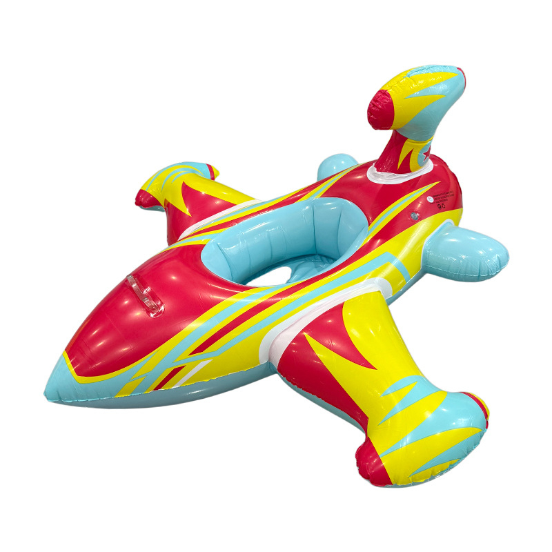 🥳2026 HOT SALE🥳💞50K+ SOLD!💦🛫 50% OFF! Airplane Inflatable Pool Float – Interactive steering wheel, anti‑rollover wings. Safe & fun for little captains. 🌊💙