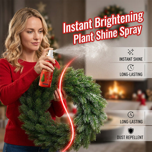 🥳2026 HOT SALE🥳💞50K+ SOLD!🌿✨ 50% OFF! Artificial Plant Shine Spray – Instant gloss, no sticky residue. Revives dull leaves & wreaths. Long‑lasting brilliance. 🎄💚