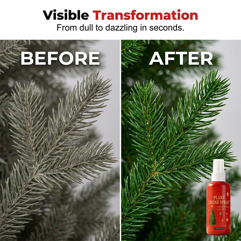 🥳2026 HOT SALE🥳💞50K+ SOLD!🌿✨ 50% OFF! Artificial Plant Shine Spray – Instant gloss, no sticky residue. Revives dull leaves & wreaths. Long‑lasting brilliance. 🎄💚