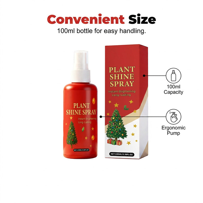 🥳2026 HOT SALE🥳💞50K+ SOLD!🌿✨ 50% OFF! Artificial Plant Shine Spray – Instant gloss, no sticky residue. Revives dull leaves & wreaths. Long‑lasting brilliance. 🎄💚
