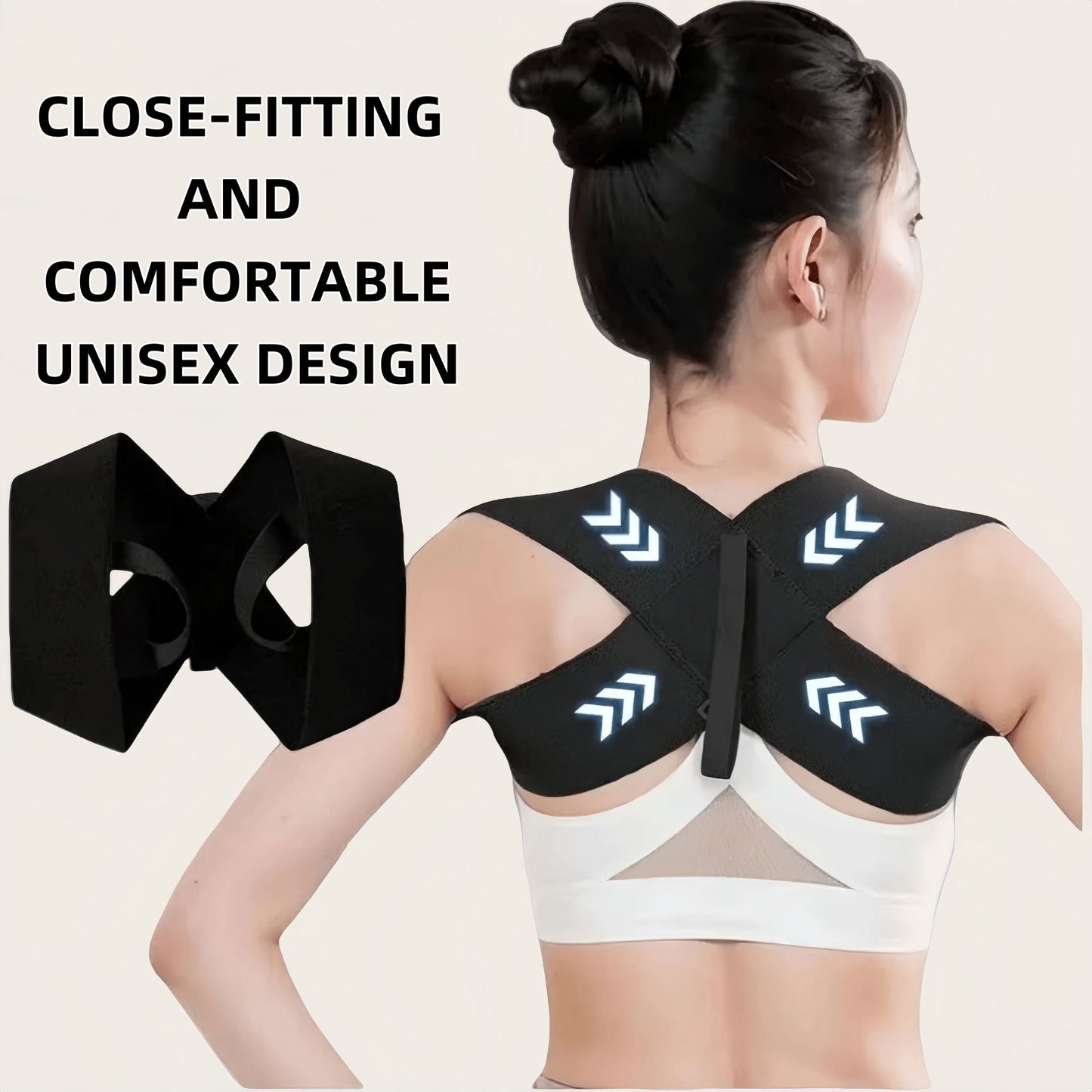 🥳2026 HOT SALE🥳💞50K+ SOLD!🦴💪 50% OFF! Back Posture Correction Belt – Instant relief for hunched shoulders & back pain. Breathable, unisex, all‑day comfort. Look taller, feel younger! 👵👴