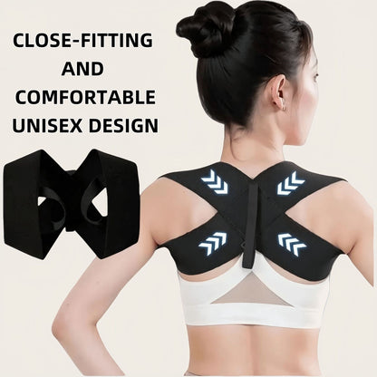 🥳2026 HOT SALE🥳💞50K+ SOLD!🦴💪 50% OFF! Back Posture Correction Belt – Instant relief for hunched shoulders & back pain. Breathable, unisex, all‑day comfort. Look taller, feel younger! 👵👴