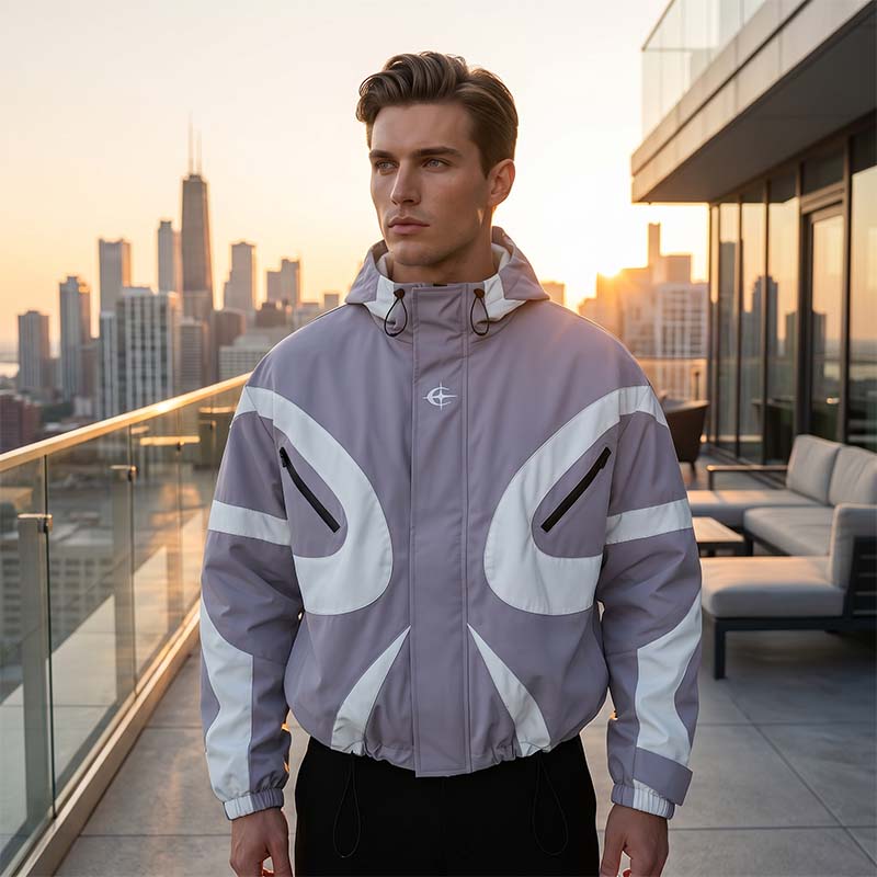 🥳2026 HOT SALE🥳💞50K+ SOLD!🌧️🛡️ 50% OFF! Men’s Color-Block Hooded Jacket – Laugh at wind & rain. Weatherproof, elastic cuffs, secure pockets. Never feel cold again! 🧥💪