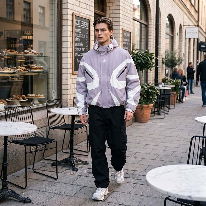 🥳2026 HOT SALE🥳💞50K+ SOLD!🌧️🛡️ 50% OFF! Men’s Color-Block Hooded Jacket – Laugh at wind & rain. Weatherproof, elastic cuffs, secure pockets. Never feel cold again! 🧥💪