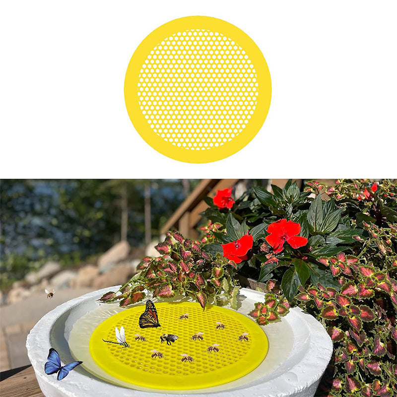 🥳2026 HOT SALE🥳💞50K+ SOLD!🐝🦋 50% OFF! Safe Floating Feeder for Bees & Butterflies – Honeycomb texture, bright yellow, non‑sink design. Save thirsty pollinators. A garden hero! 💧🌼