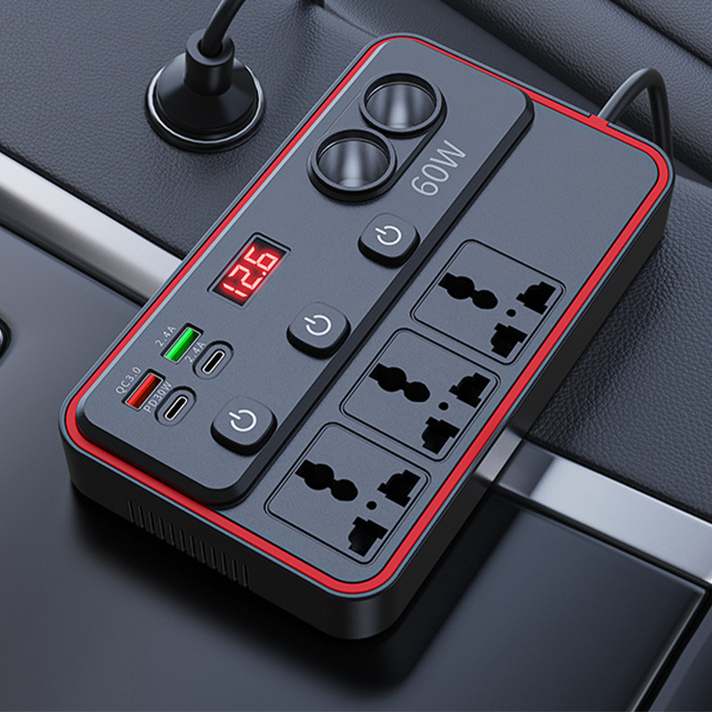 🥳2026 HOT SALE🥳💞50K+ SOLD! 🚗🔌 50% OFF! Multifunctional Car Charger – 9 ports, PD30W fast charge & LED voltage display. Keep all devices powered on road trips! 🛡️✅