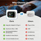 🥳2026 HOT SALE🥳💞50K+ SOLD! 🛡️📊 50% OFF! 6‑in‑1 Air Quality Detector – Monitors CO, combustible gas, smoke, temp & humidity. LCD display, magnetic mount & battery backup – safety for home & caravan! 🔥✨