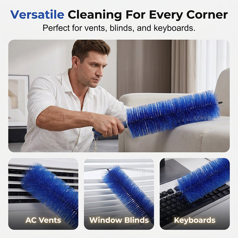 🥳2026 HOT SALE🥳💞50K+ SOLD!🧹🔄 BUY 1 GET 1 FREE! 360° Flexible Cleaning Brush – Bend & reach every corner. Soft dense bristles, no scratch. Rinse clean. 🚰✨